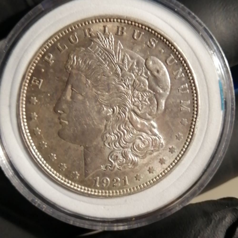 Silver dollar morgan